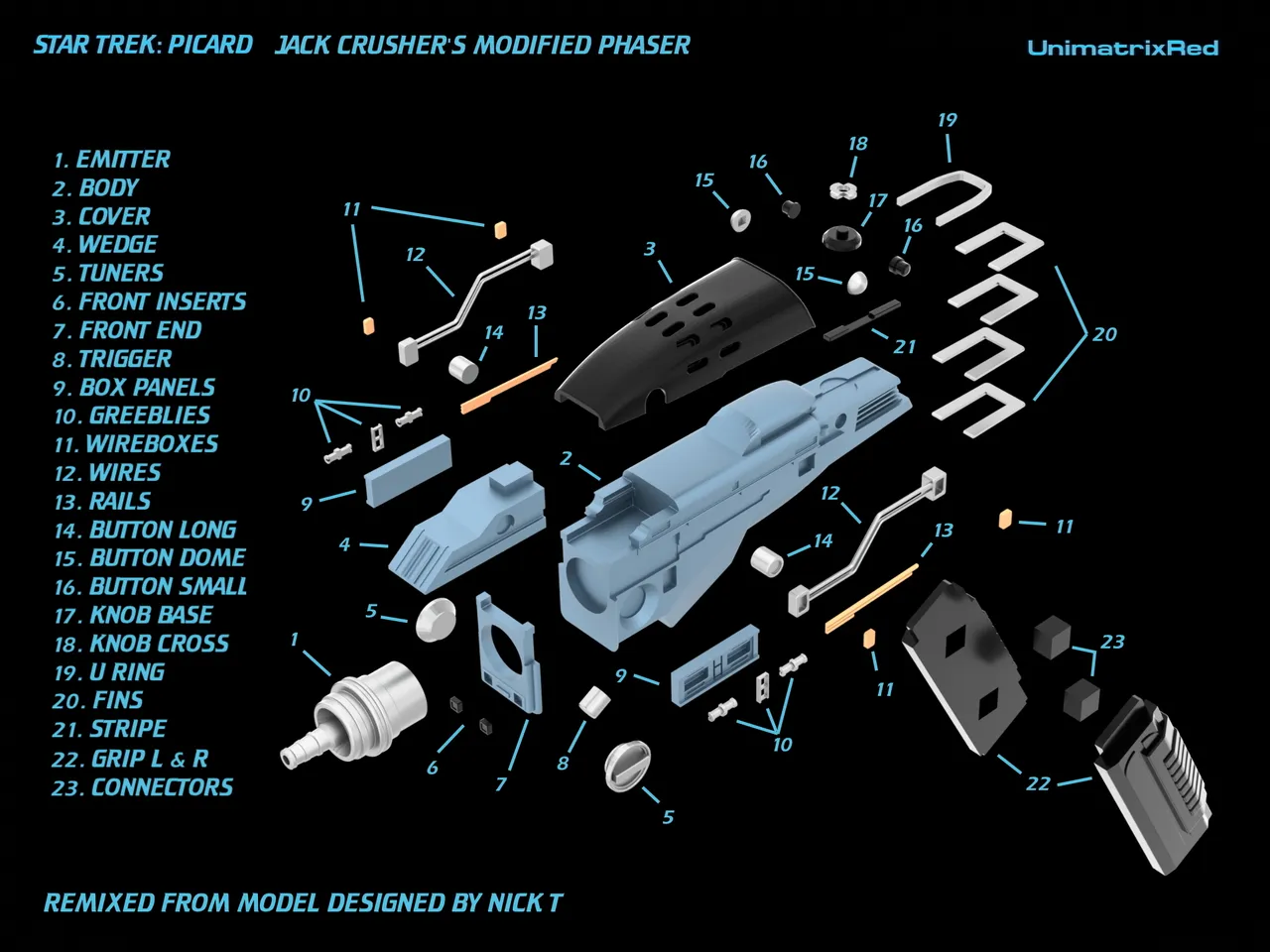 Star Trek: Picard Jack Crusher＇s Phaser (remix) by