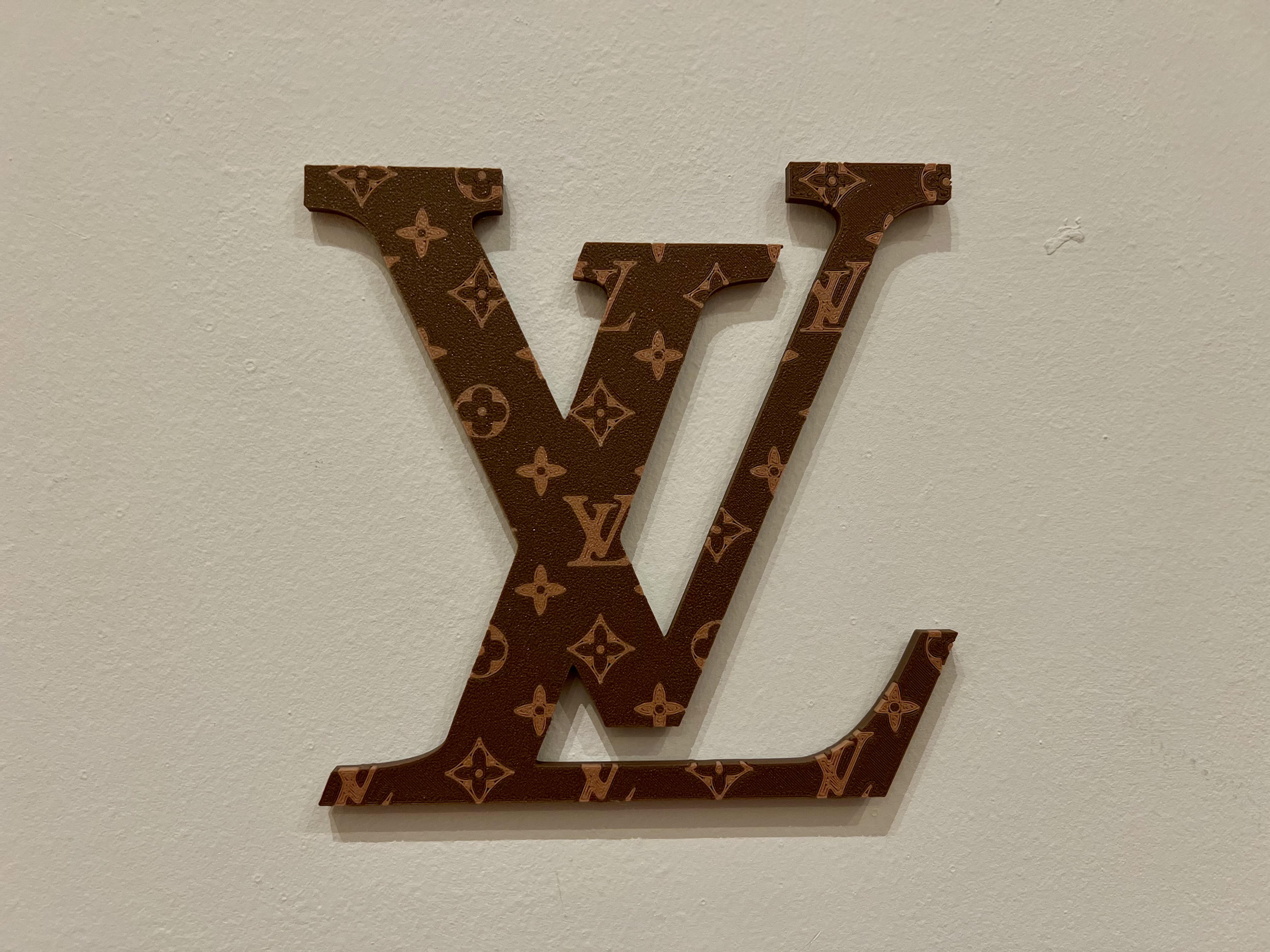 Louis Vuitton Logo 2 color 3D model