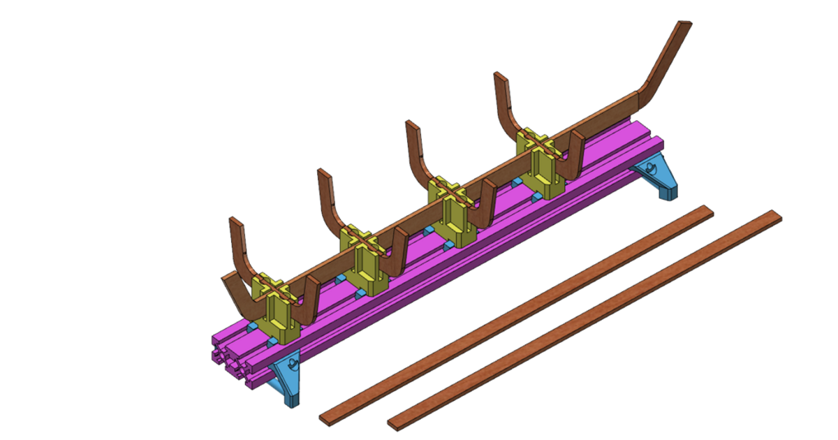 Boat Building Alignment Jig by Steamboat Ed Download free STL model