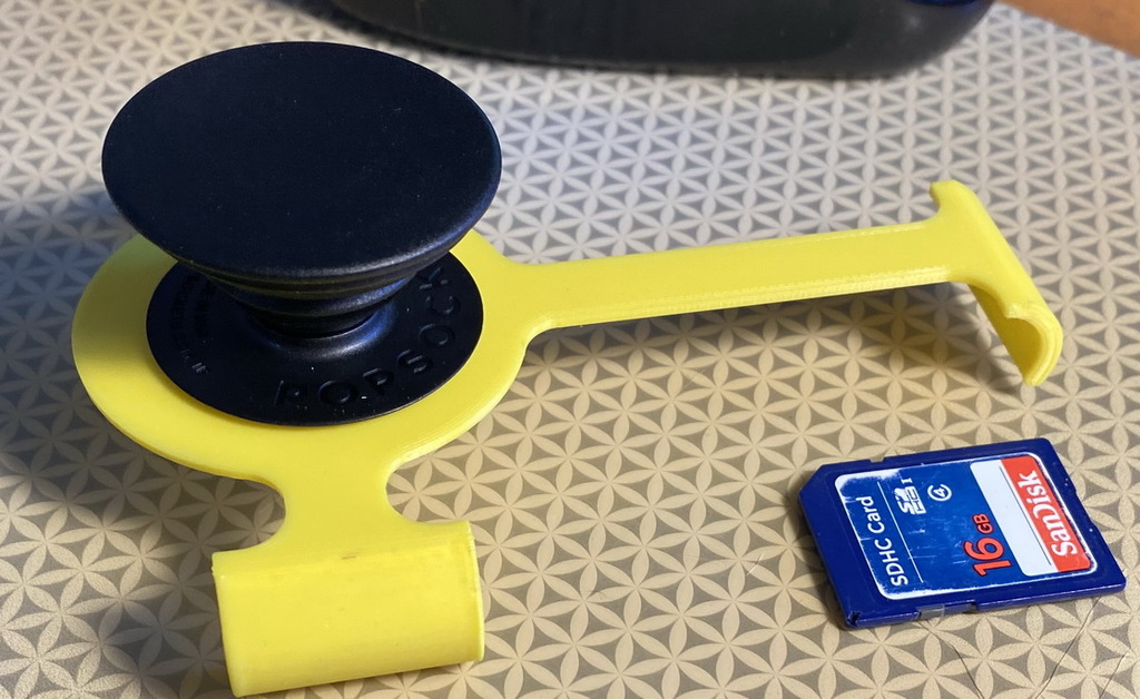 Miniatura 2 do modelo 3D Pop Socket Adapter