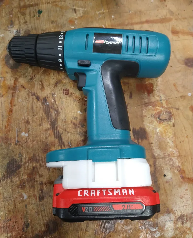 Coleman powermate drill outlet battery