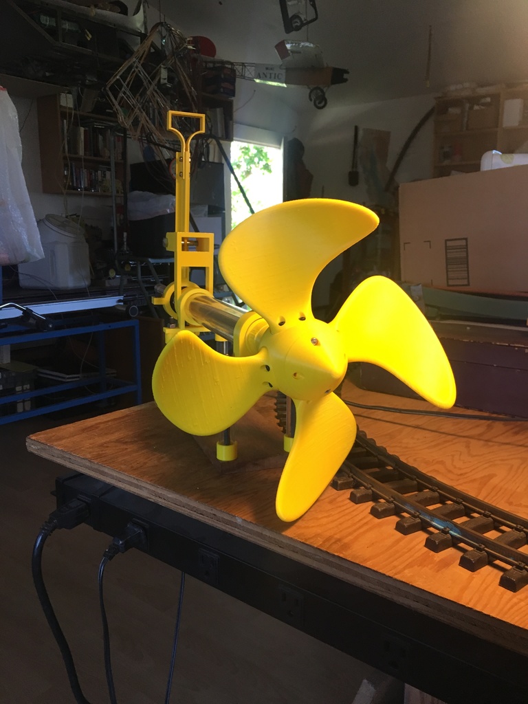 Marine Controllable Pitch Propeller by Steamboat Ed Download free STL