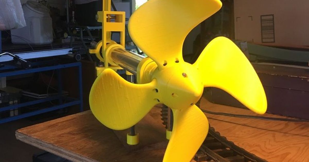 Marine Controllable Pitch Propeller by Steamboat Ed Download free STL