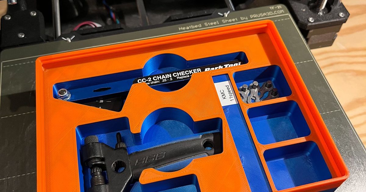 Gridfinity Bike chain tools by sverretj Download free STL model