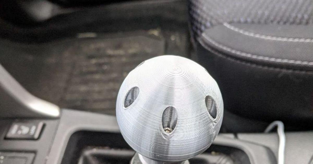 Shift Knob Remix for Reverse Lockout Shifters no logo by ld3300 Download free STL model