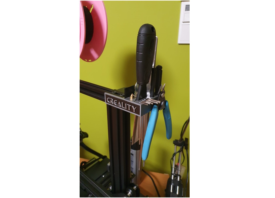 Tool holder for Ender 3 V2 dual Z