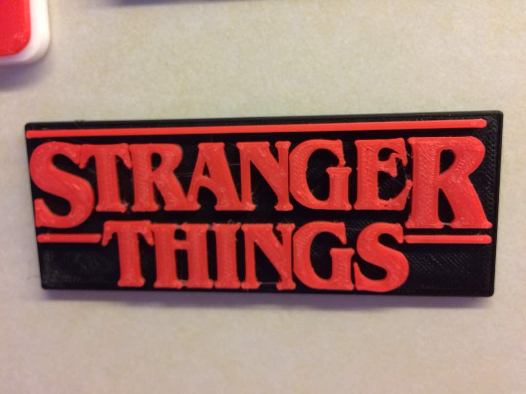 Stranger Things Logo Multicoloured