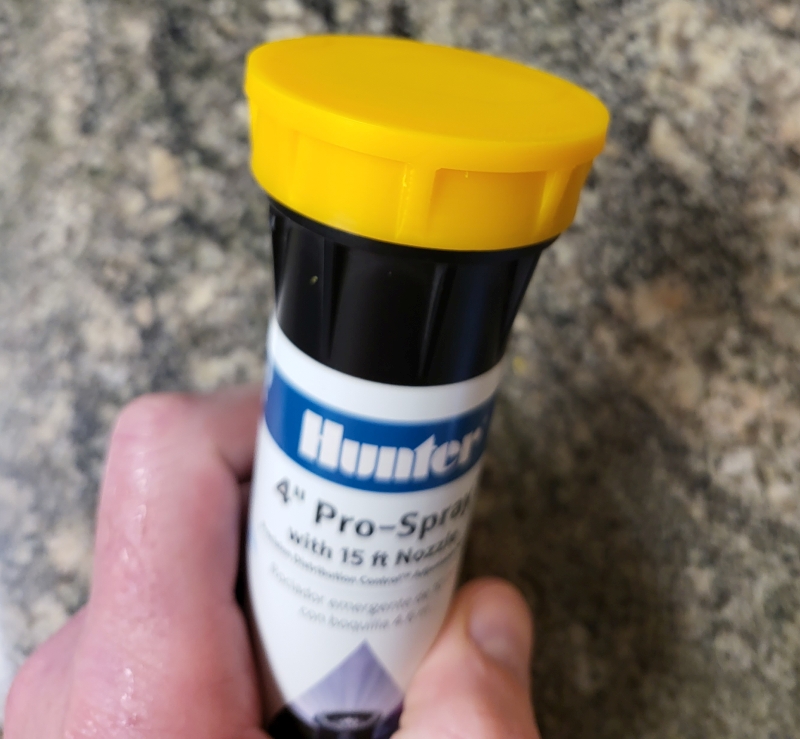 Hunter Rainbird Orbitz Sprinkler Body Cap & Insert Plug by LCSteve