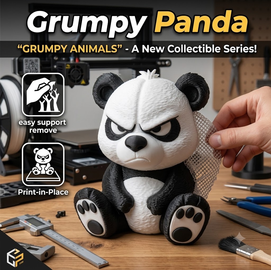 Grumpy Panda – From the "Grumpy Animals" Series