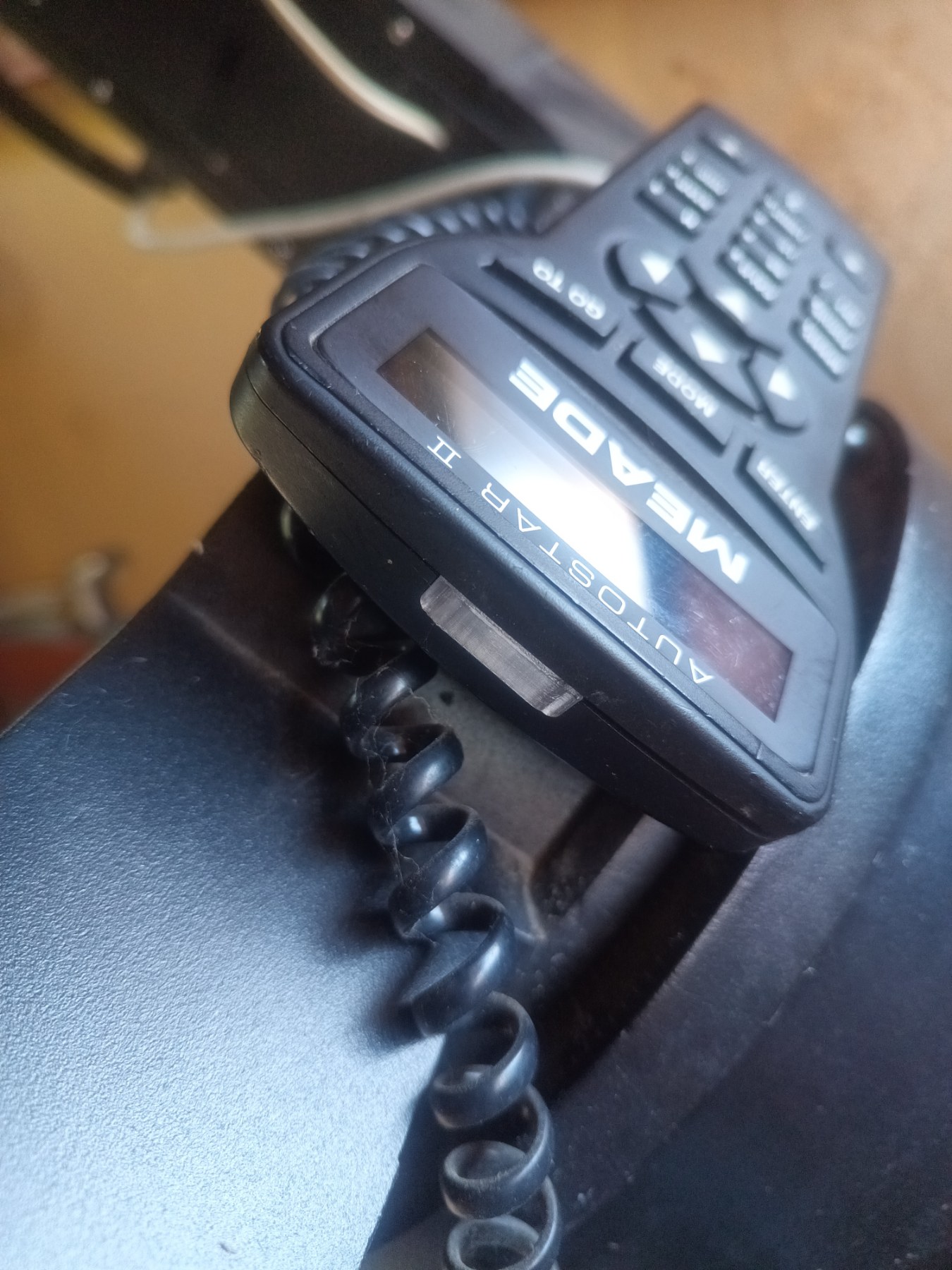 Meade AutoStar II Hand Controller flashlight window