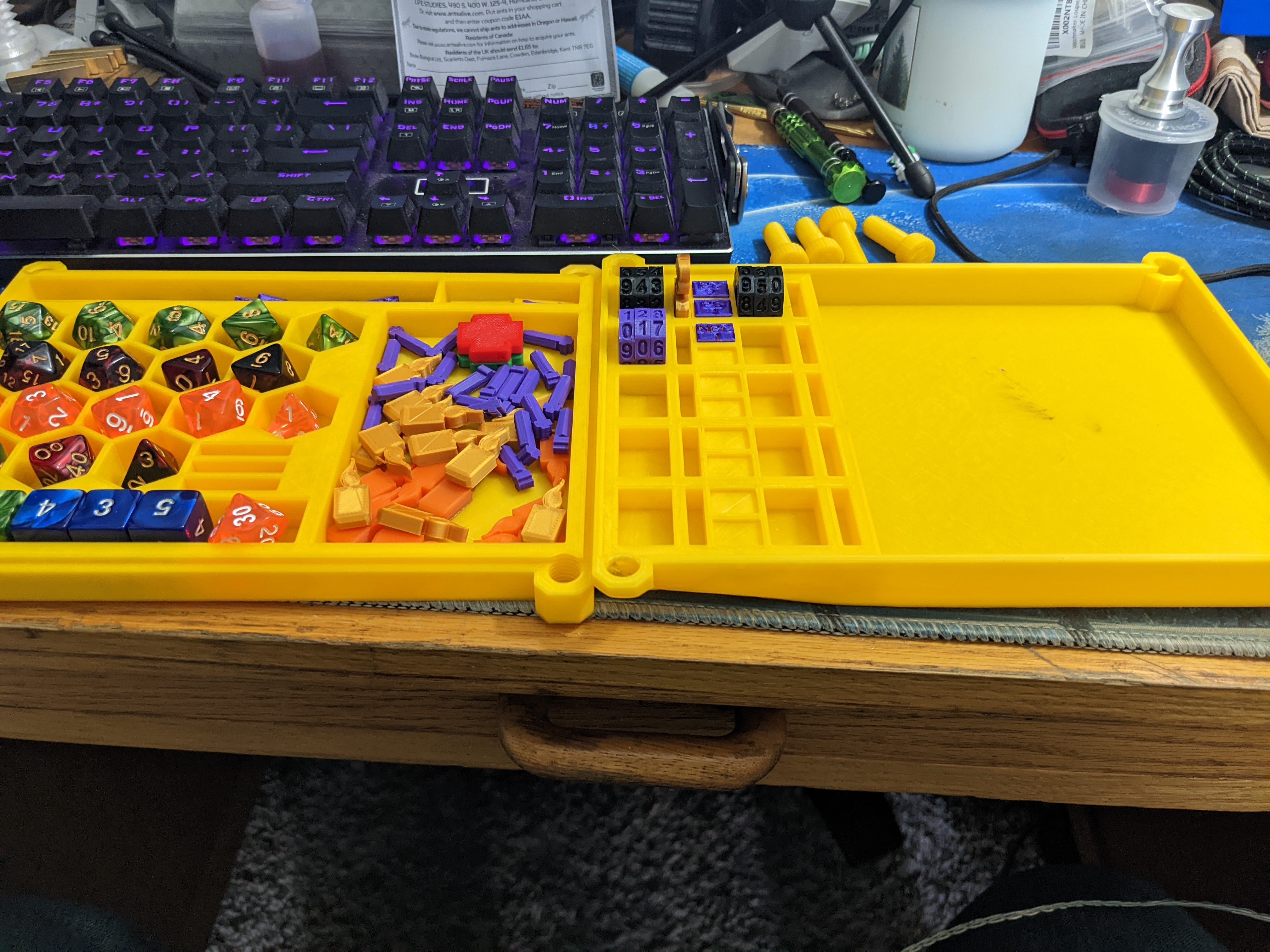 DnD Dice Box / GM Initiative Order