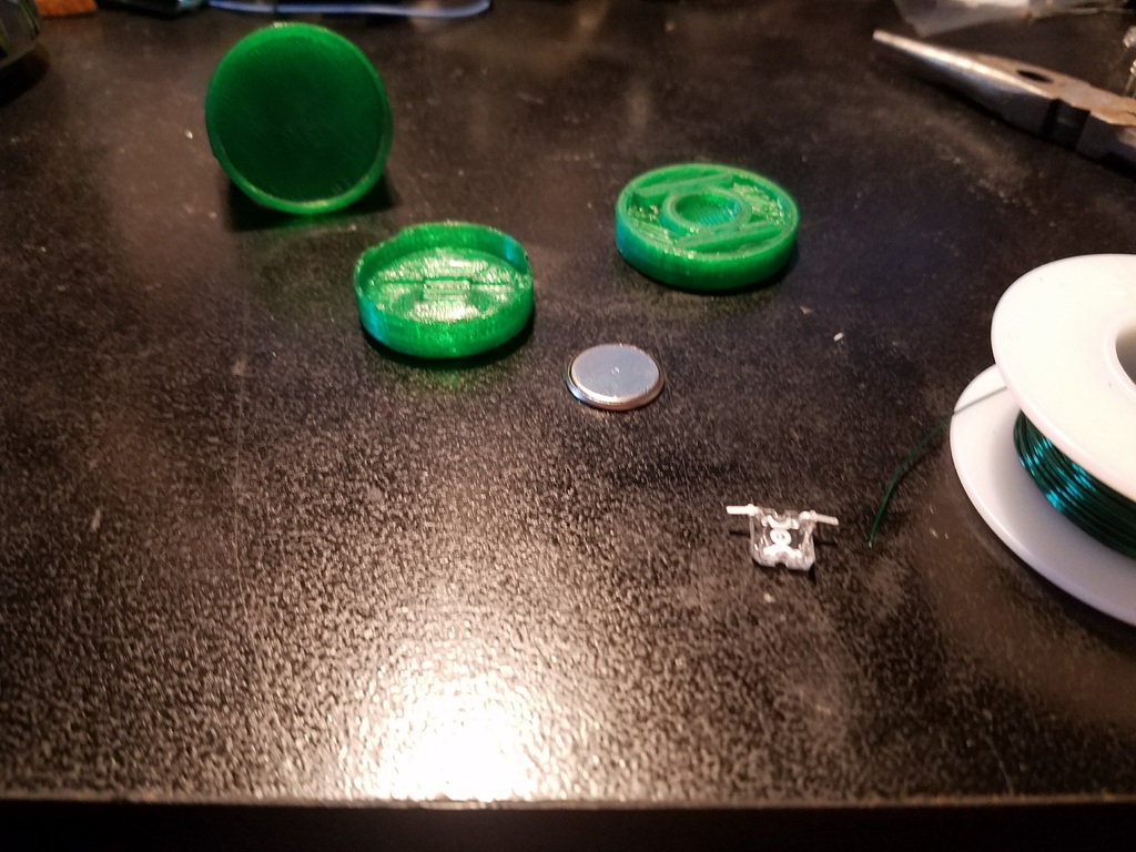 Miniatura 4 do modelo 3D Light Up Green Lantern Ring