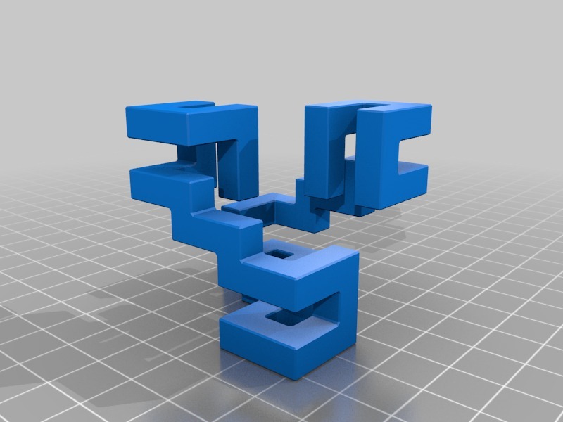 Miniatura 4 do modelo 3D Superstrings puzzle