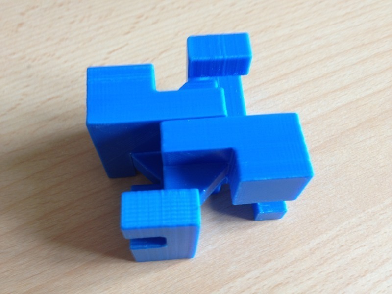 Miniatura 3 do modelo 3D Apparently Impossible Cube