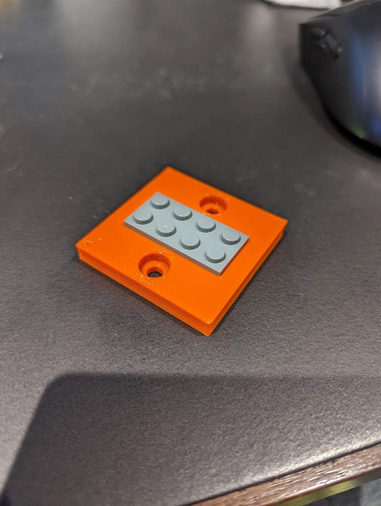 LEGO 2x4 Brick Wall Mount