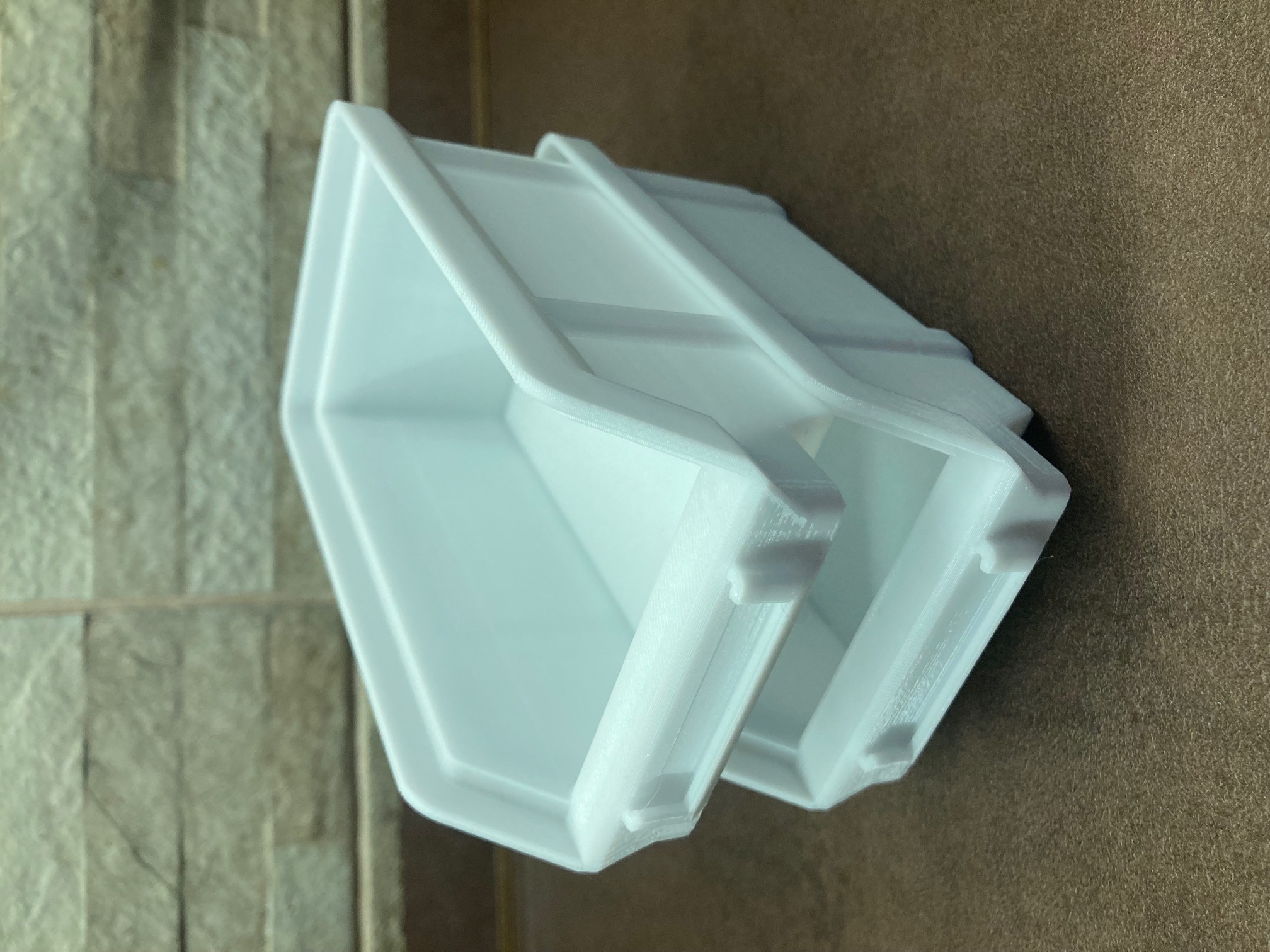 Miniatura 2 do modelo 3D Stackable organizer box