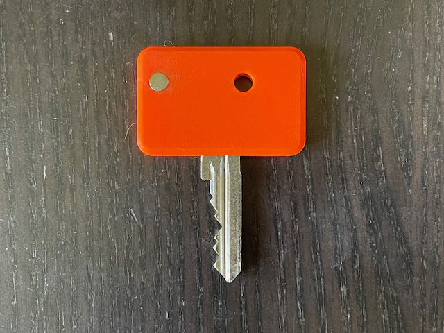 Magnetic key head cover