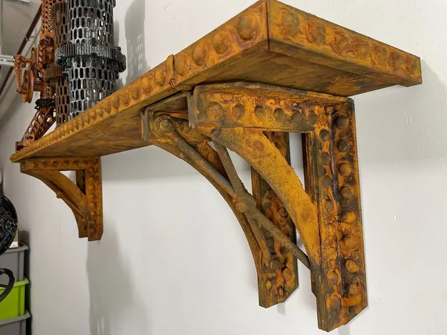 Shelf support - Industrial style.