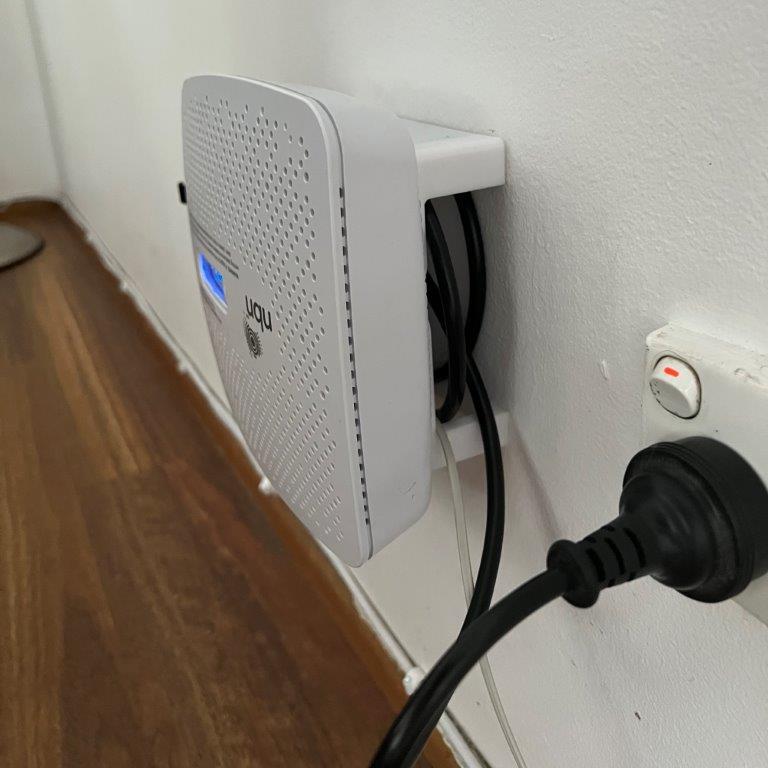 NBN FTTC NCD wall mount bracket by pauldaws Download free STL model