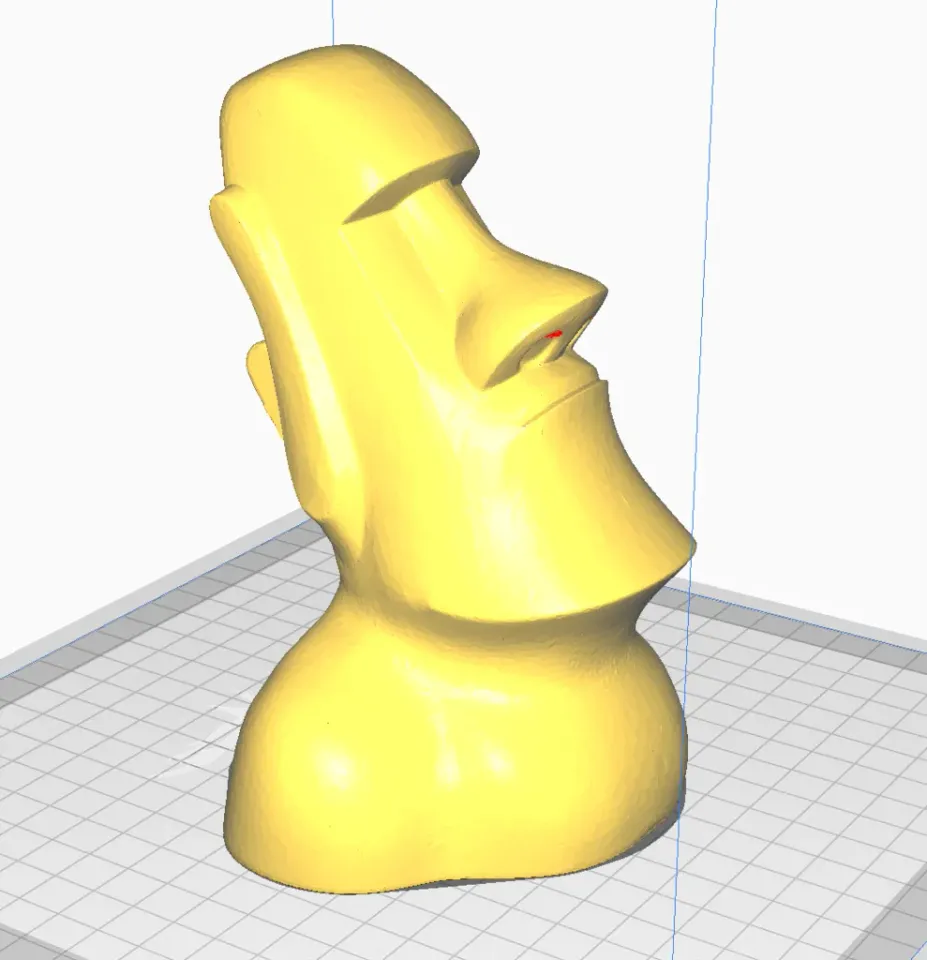 Free STL file Emoticon moai 🗿・3D printing template to download