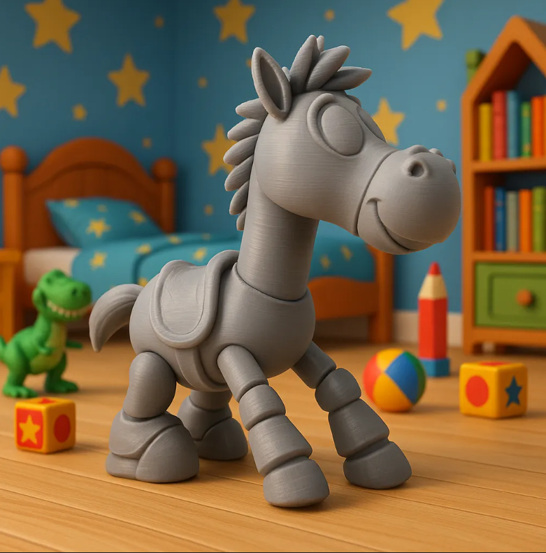 Figurine de Bullseye le fidèle destrier