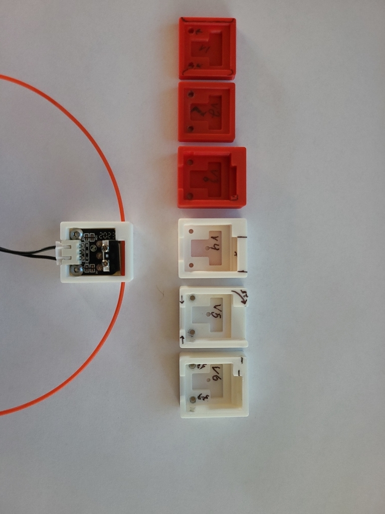 Miniatura 3 do modelo 3D Filament Runout Sensor Box