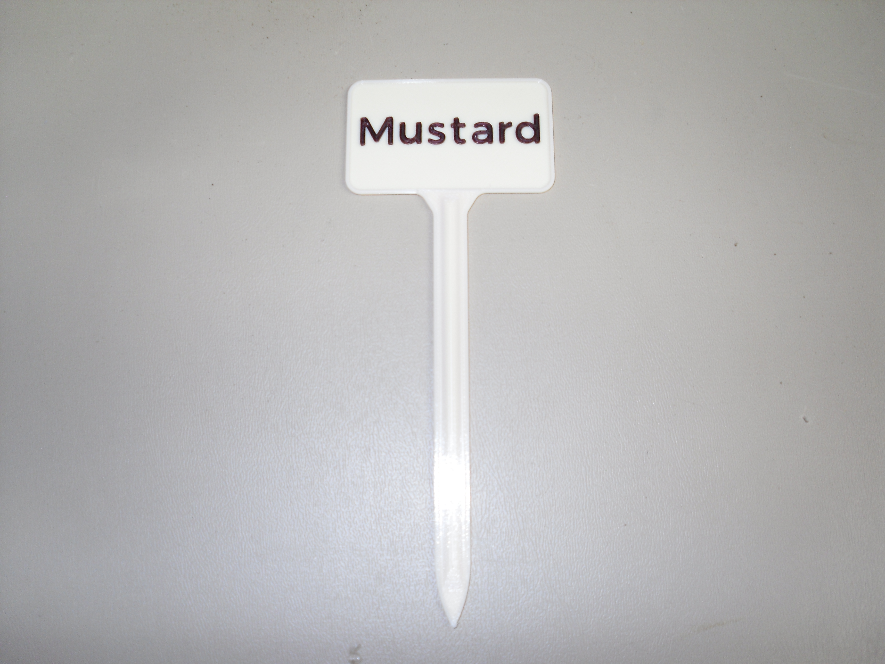Plant Label Mustard