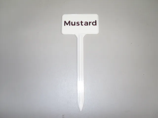 Plant Label Mustard