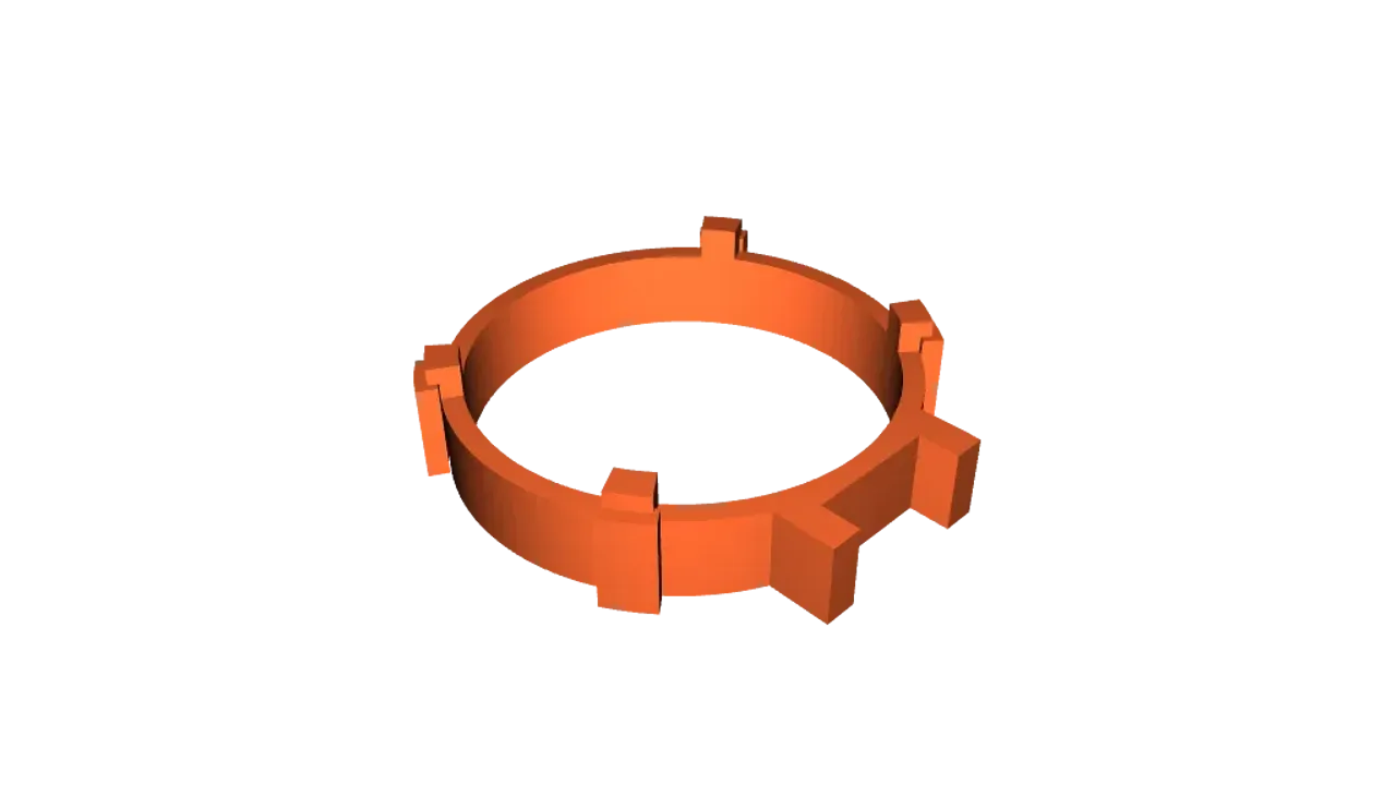 Zoom H1/H1n Shock Mount by peterholly, Download free STL model