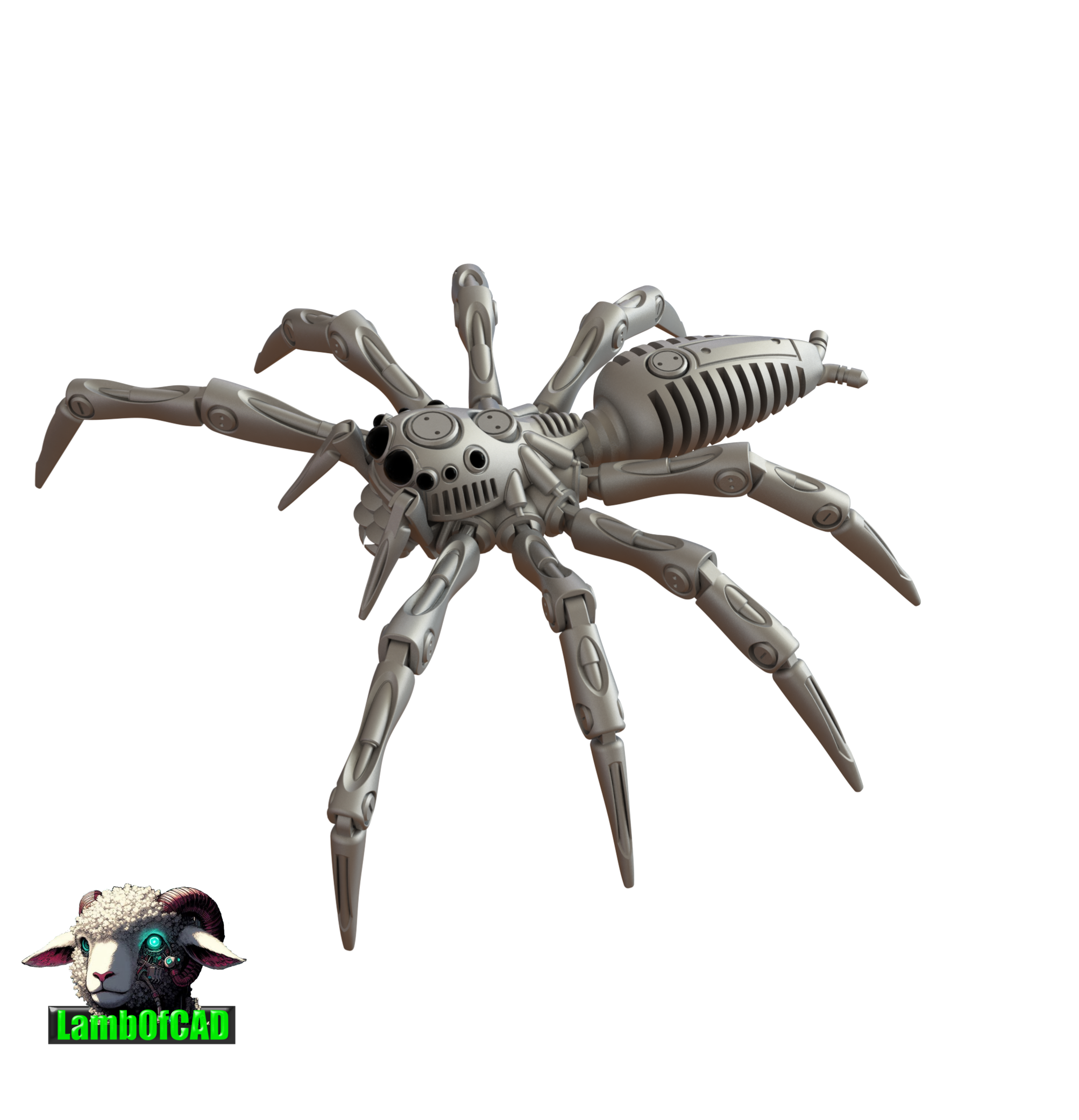 Miniatura 13 do modelo 3D Robotic Jumping Spider
