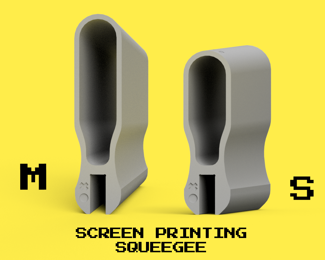 Screen Printing Squeegee – Variable Widths & Extension Connector