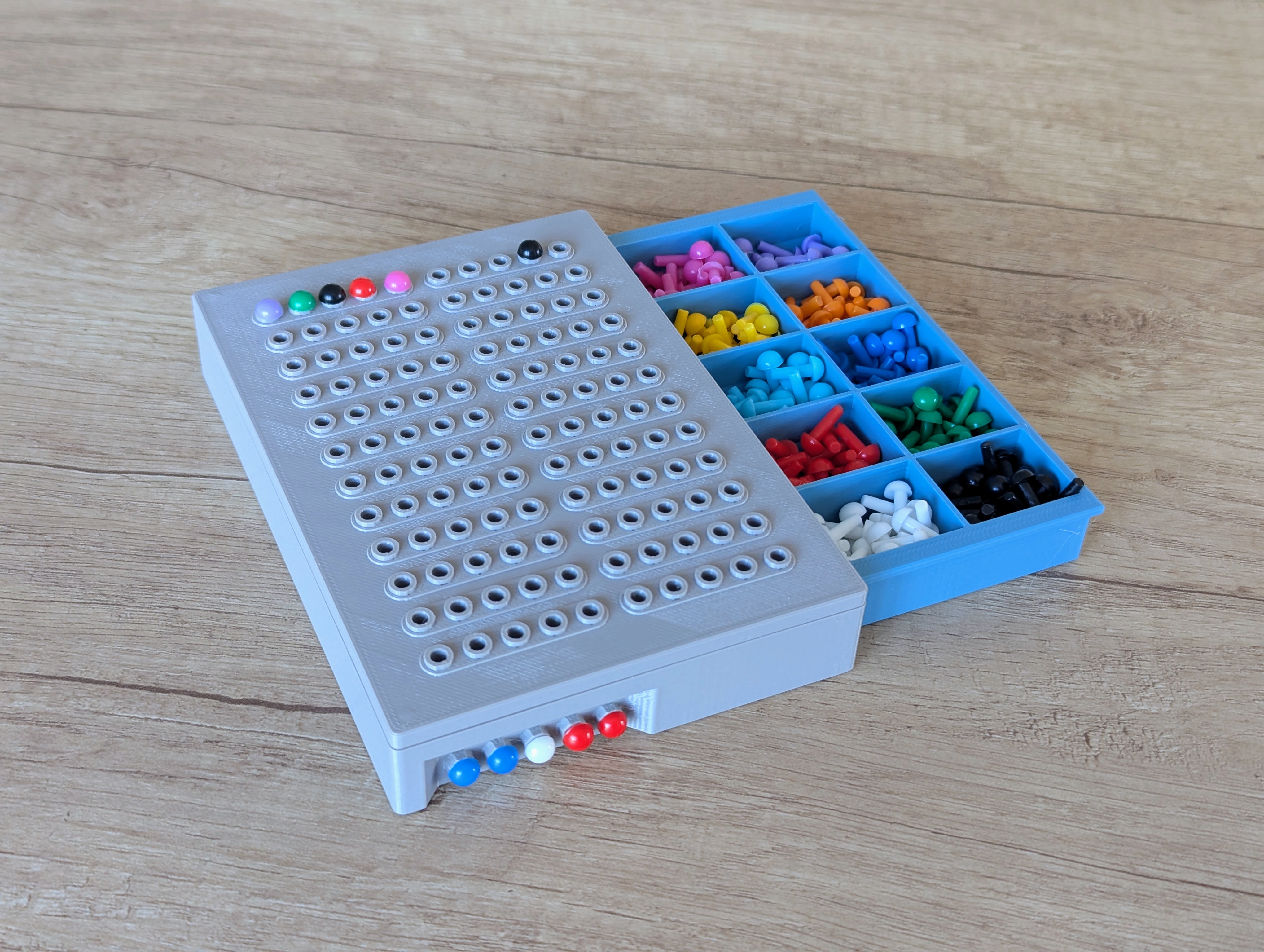 MisterMind game with a drawer