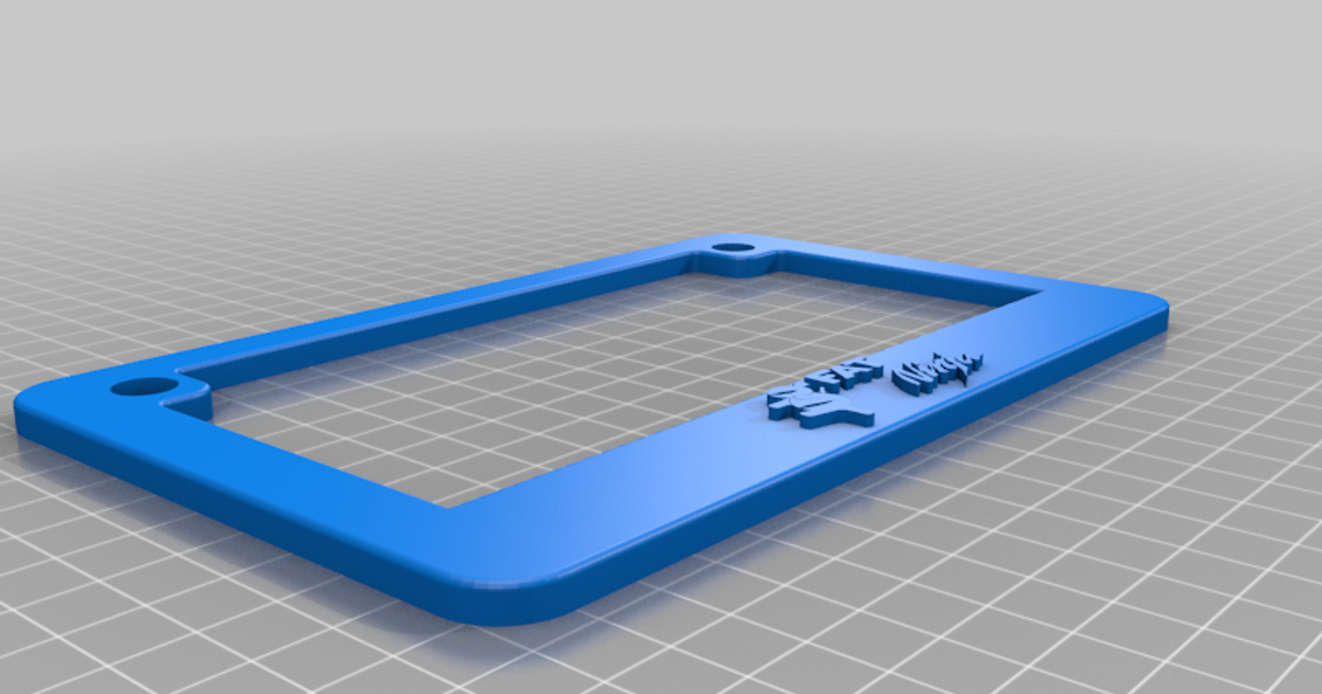 concours-fat-ninja-license-frame-by-mupshot-download-free-stl-model