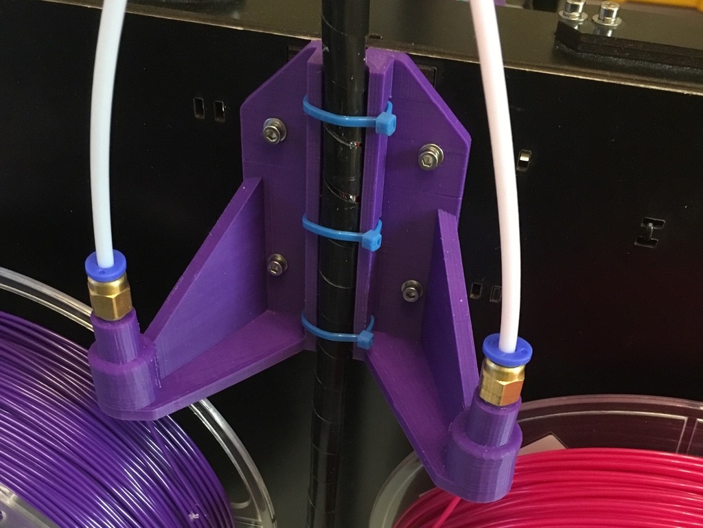 CTC Dual Filament Guide Remix By Stephen Mott Download Free STL Model 