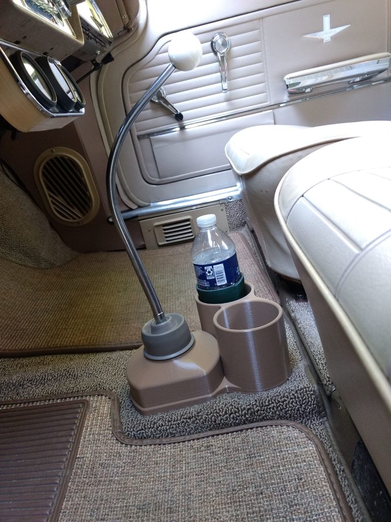 Corvair Short Shifter Cover and Cupholder by GasMan Download free STL