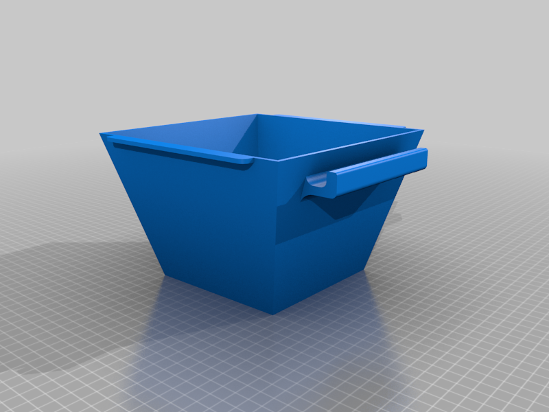 Trash bin for IKEA Lack printer box