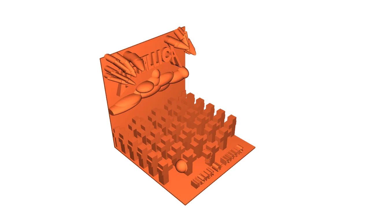 Master Of Puppets, Metallica(with horizontal,vertical parts