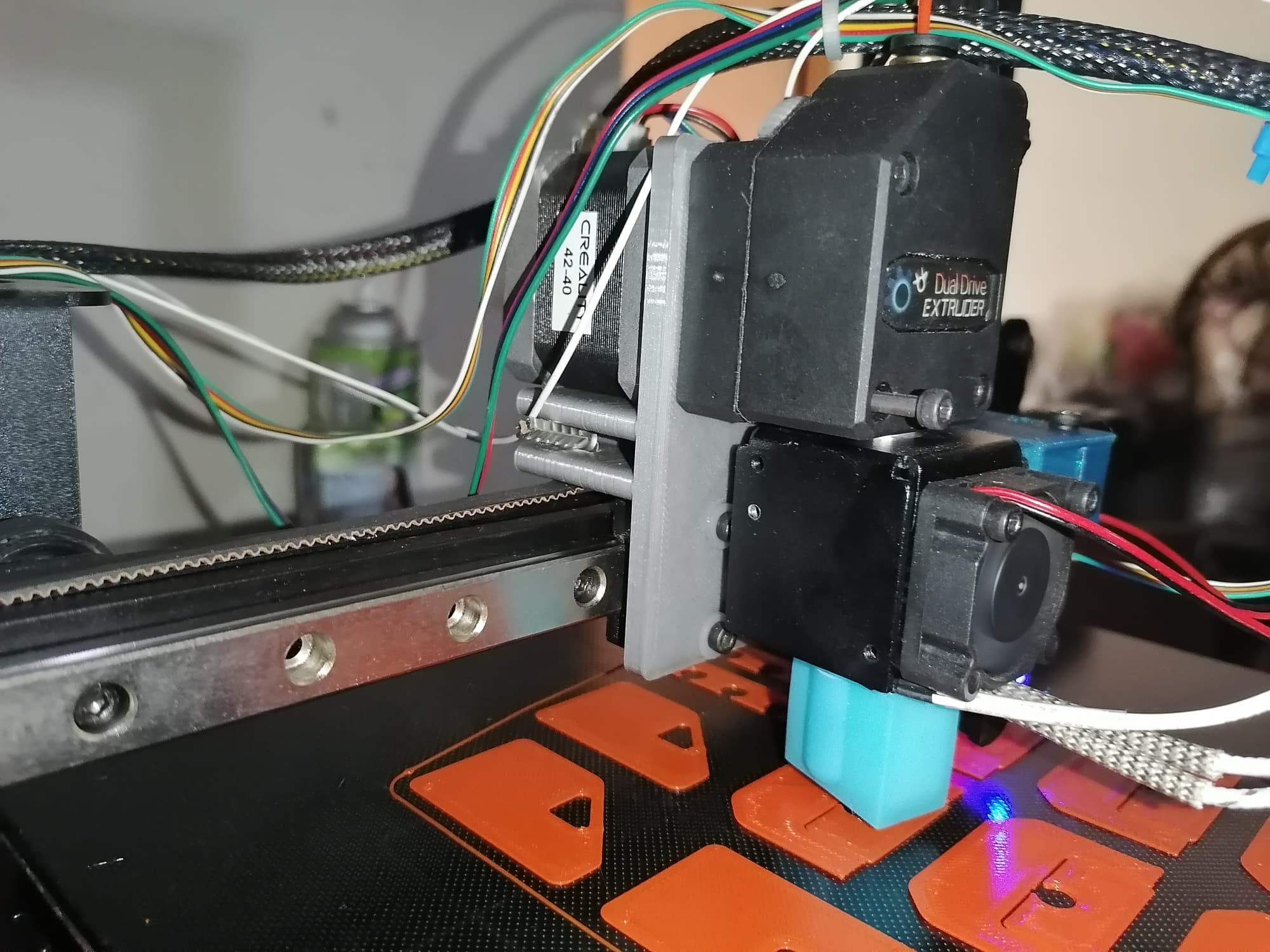 Ender 3 v2 XCarriage Linear Rail by Sagittarii Download free STL