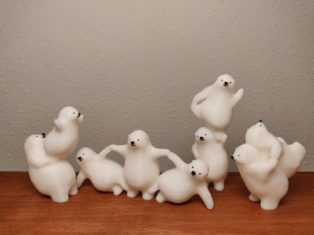 KUMATY :  Polar Bear "Fun Poses" Pack