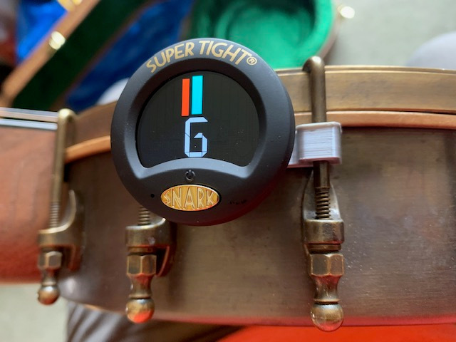 Snark tuner clip for Banjo with 50mm Bracket spacing by Dr Romeo Chaire, Download free STL model