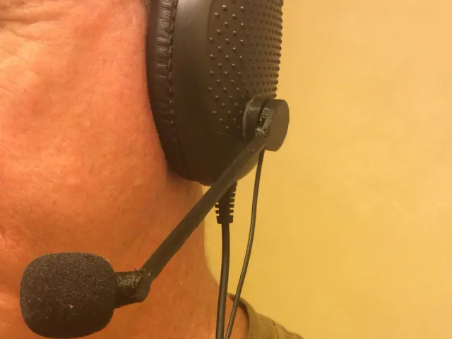 Customizable Headset Microphone Boom