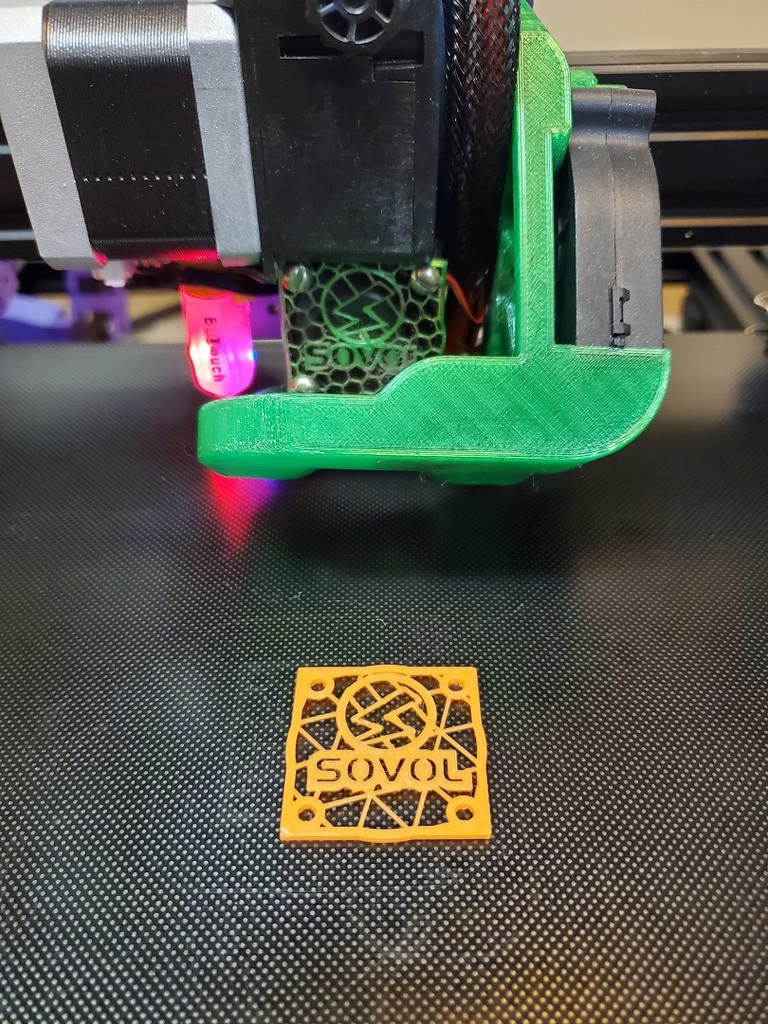 Sovol stock heat sink fan cover