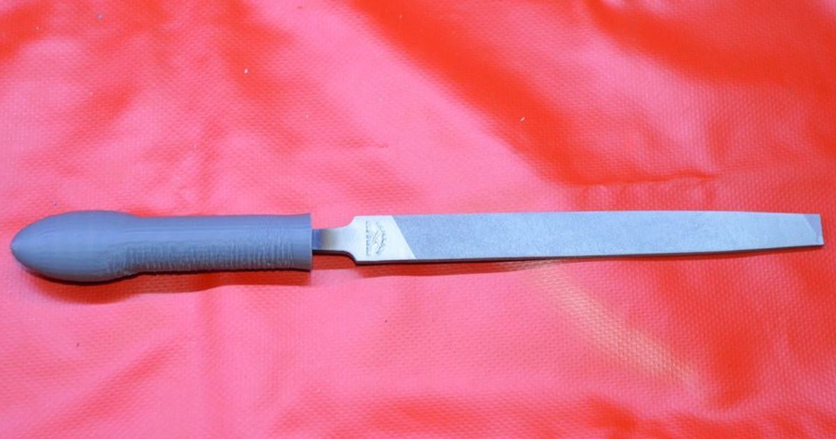 Flat File Handle by JesseM Download free STL model