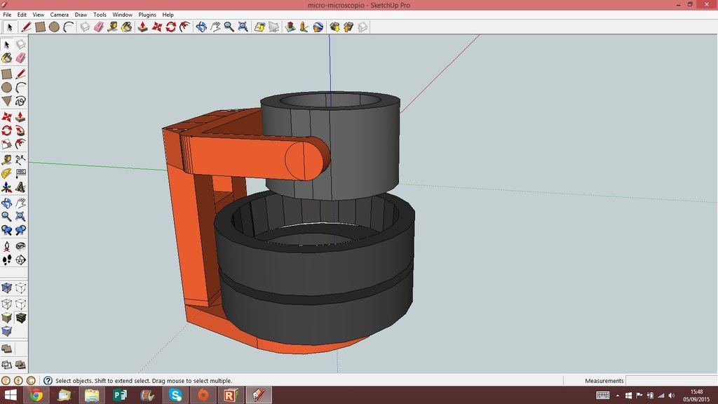 Miniatura 4 do modelo 3D Micro- Microscope