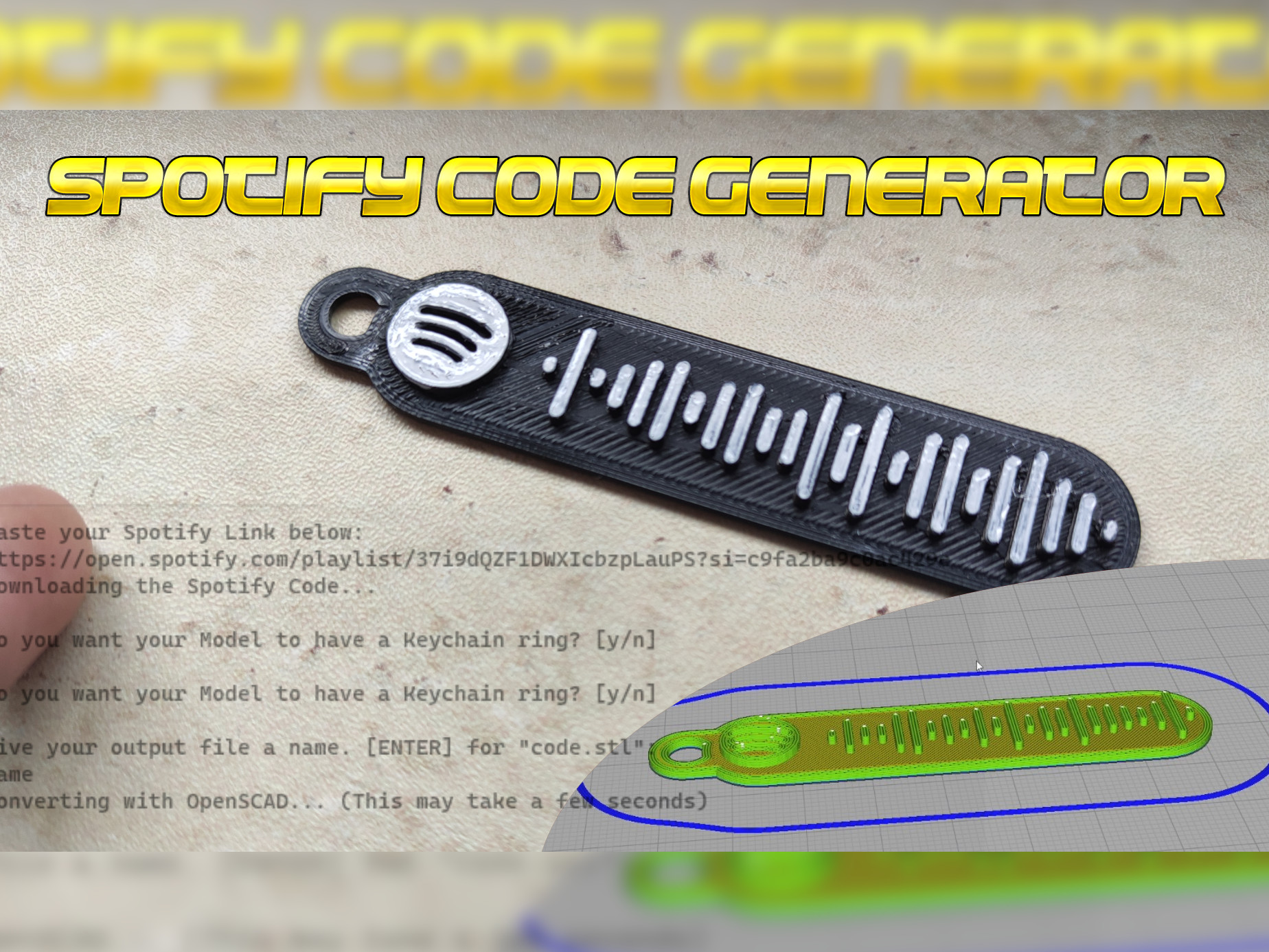 Spotify Code Generator