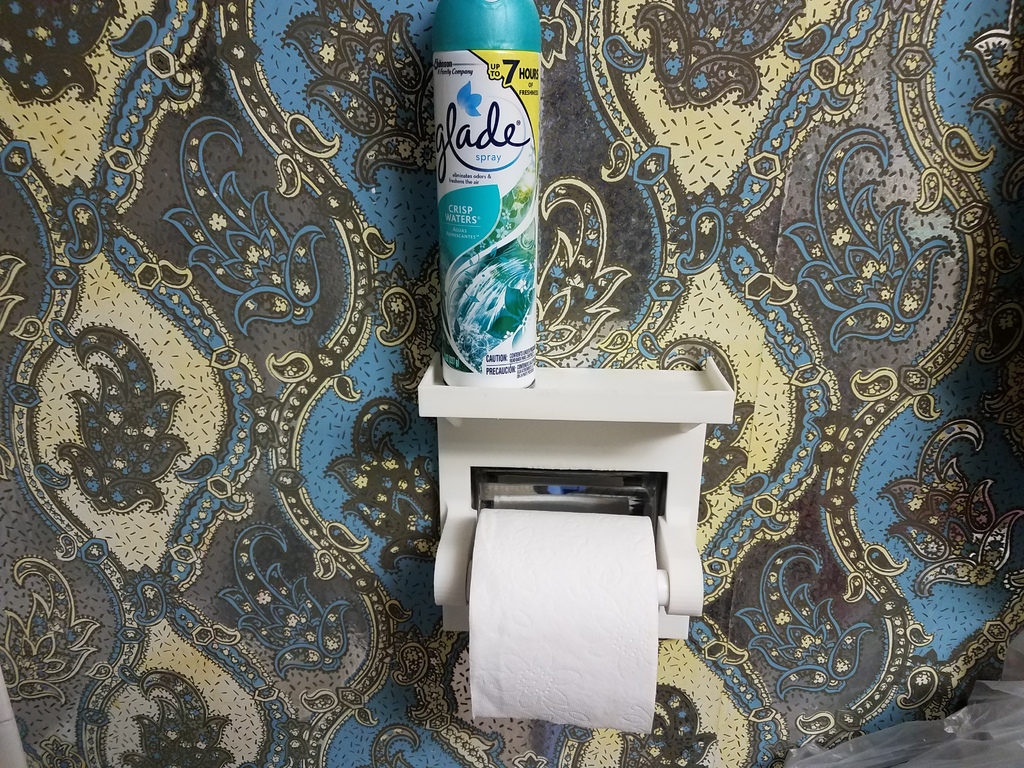 Toilet Paper Extender with frame by Joe Download free STL model