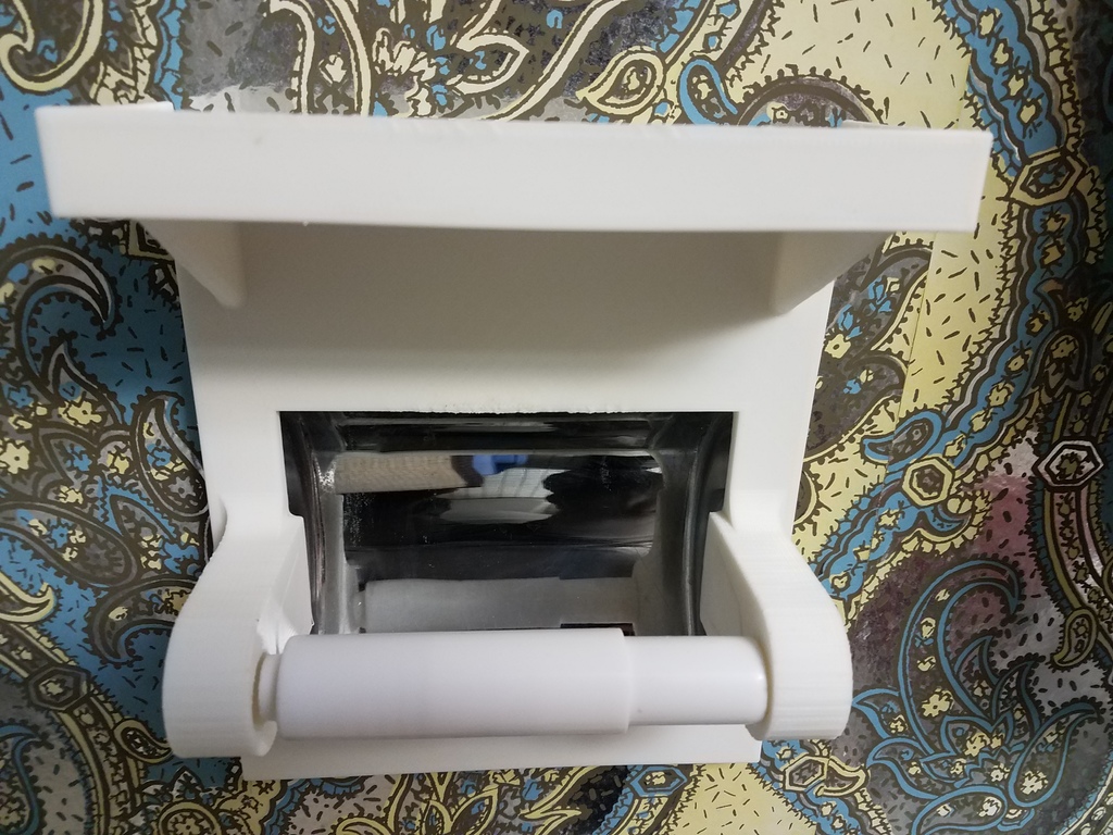 Toilet Paper Extender with frame by Joe Download free STL model
