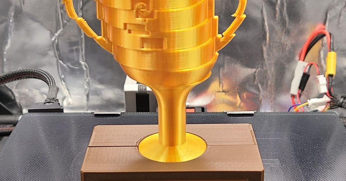 3D Printing Trophy Layer Shifting by Amos491 Download free STL model