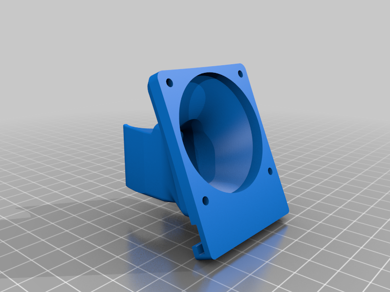 E3D V6 50mm Fan Duct w/Built-in LED Bar by TDX3D | Download free STL ...