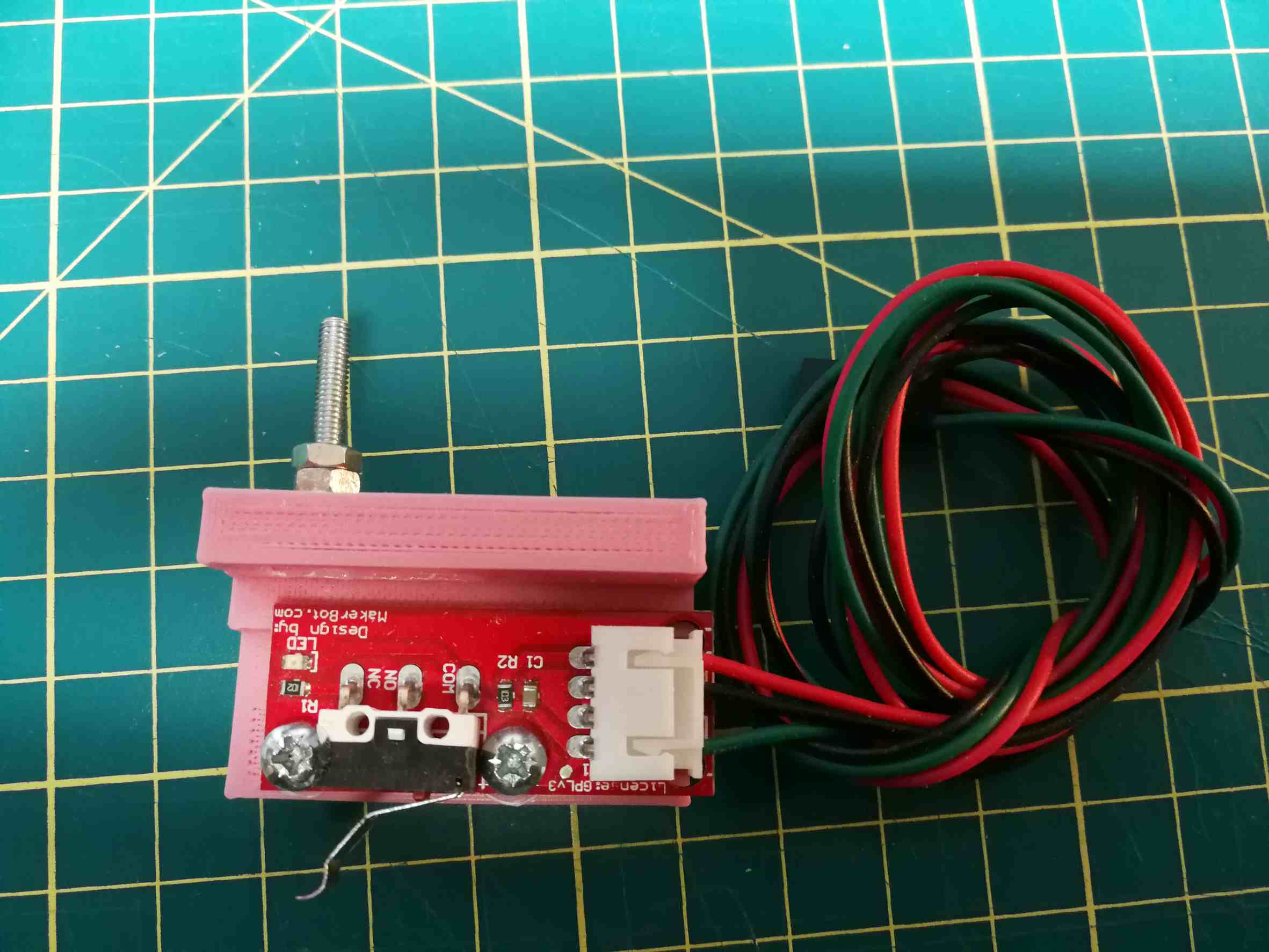 Z probe holder for CNC